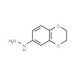 (2,3-Dihydro-benzo[1,4]dioxin-6-yl)hydrazine (CAS 299165-45-0) - chemical structure image