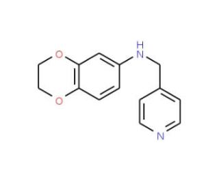 (2,3-Dihydro-benzo[1,4]dioxin-6-yl)-pyridin-4-ylmethyl-amine - chemical structure image