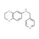 (2,3-Dihydro-benzo[1,4]dioxin-6-yl)-pyridin-4-ylmethyl-amine - chemical structure image