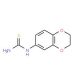 (2,3-Dihydro-benzo[1,4]dioxin-6-yl)-thiourea - chemical structure image