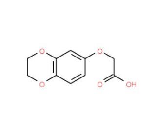 (2,3-Dihydro-benzo[1,4]dioxin-6-yloxy)-acetic acid - chemical structure image