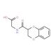 [(2,3-Dihydro-benzo[1,4]dioxine-2-carbonyl)-amino]-acetic acid - chemical structure image