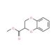 2,3-Dihydro-benzo[1,4]dioxine-2-carboxylic acid methyl ester (CAS 3663-79-4) - chemical structure image