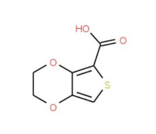 2,3-Dihydro-thieno[3,4-b][1,4]dioxine-5-carboxylic acid (CAS 260063-21-6) - chemical structure image