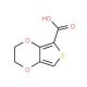 2,3-Dihydro-thieno[3,4-b][1,4]dioxine-5-carboxylic acid (CAS 260063-21-6) - chemical structure image