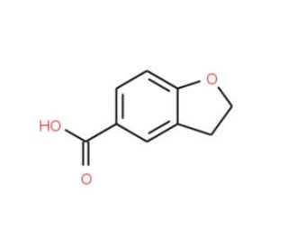 2,3-Dihydrobenzofuran-5-carboxylic acid (CAS 76429-73-7) - chemical structure image
