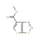 2,3-dihydrothieno-Thiadiazole Carboxylate (CAS 152467-47-5) - chemical structure image