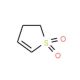 2,3-dihydrothiophene 1,1-dioxide (CAS 1192-16-1) - chemical structure image
