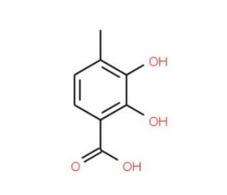 2,3-dihydroxy-4-methylbenzoic acid - chemical structure image