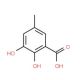 2,3-Dihydroxy-5-methylbenzoic acid (CAS 6049-93-0) - chemical structure image