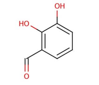2,3-Dihydroxybenzaldehyde (CAS 24677-78-9) - chemical structure image