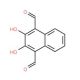 2,3-Dihydroxynaphthalene-1,4-dicarbaldehyde (CAS 103860-60-2) - chemical structure image