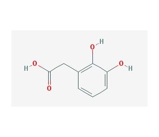 2,3-Dihydroxyphenylacetic acid (CAS 19988-45-5) - chemical structure image