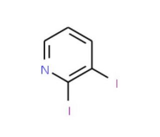 2,3-Diiodopyridine (CAS 83674-70-8) - chemical structure image