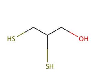 2,3-Dimercapto-1-propanol (CAS 59-52-9) - chemical structure image