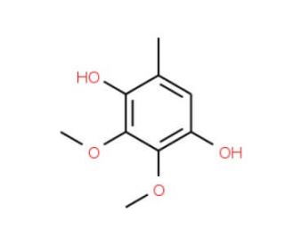 2,3-Dimethoxy-5-methylhydroquinone (CAS 3066-90-8) - chemical structure image