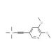 2,3-Dimethoxy-5-((trimethylsilyl)ethynyl)pyridine - chemical structure image