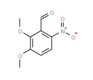2,3-Dimethoxy-6-nitro-benzaldehyde - chemical structure image