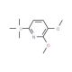 2,3-Dimethoxy-6-(trimethylsilyl)pyridine (CAS 1131335-54-0) - chemical structure image