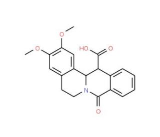 2,3-Dimethoxy-8-oxo-5,8,13,13a-tetrahydro-6H-isoquino[3,2-a]isoquinoline-13-carboxylic acid - chemical structure image