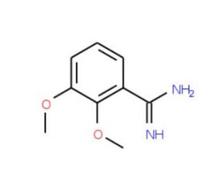 2,3-Dimethoxy-benzamidine (CAS 144650-01-1) - chemical structure image
