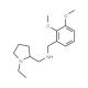 (2,3-Dimethoxy-benzyl)-(1-ethyl-pyrrolidin-2-ylmethyl)-amine - chemical structure image