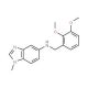 (2,3-Dimethoxy-benzyl)-(1-methyl-1H-benzoimidazol-5-yl)-amine - chemical structure image