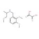 (2,3-Dimethoxy-benzyl)-(2-methoxy-1-methyl-ethyl)-amine oxalate - chemical structure image