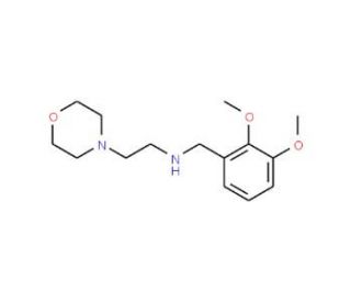 (2,3-Dimethoxy-benzyl)-(2-morpholin-4-yl-ethyl)-amine - chemical structure image