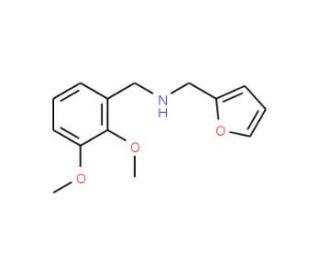 (2,3-Dimethoxy-benzyl)-furan-2-ylmethyl-amine - chemical structure image