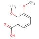 2,3-Dimethoxybenzoic acid (CAS 1521-38-6) - chemical structure image