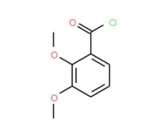 2,3-Dimethoxybenzoyl chloride (CAS 7169-06-4) - chemical structure image