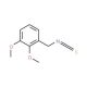 2,3-Dimethoxybenzyl isothiocyanate (CAS 34964-55-1) - chemical structure image