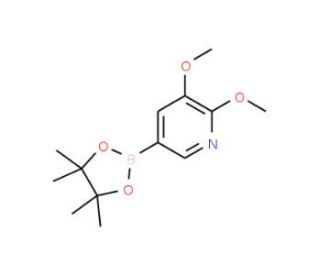 2,3-Dimethoxypyridine-5-boronic acid, pinacol ester (CAS 1083168-92-6) - chemical structure image