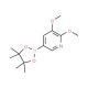 2,3-Dimethoxypyridine-5-boronic acid, pinacol ester (CAS 1083168-92-6) - chemical structure image