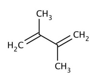 2,3-Dimethyl-1,3-butadiene (CAS 513-81-5) - chemical structure image