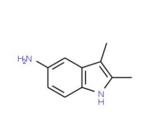 2,3-Dimethyl-1H-indol-5-ylamine (CAS 16712-58-6) - chemical structure image
