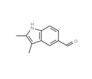 2,3-Dimethyl-1H-indole-5-carbaldehyde (CAS 66258-21-7) - chemical structure image