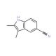 2,3-dimethyl-1H-indole-5-carbonitrile - chemical structure image