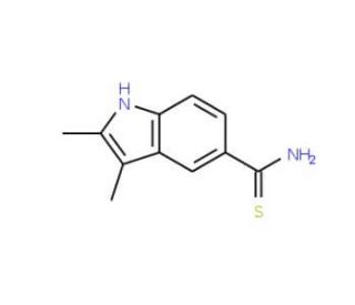 2,3-dimethyl-1H-indole-5-carbothioamide - chemical structure image