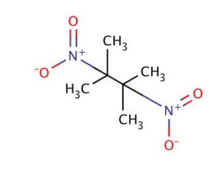 2,3-Dimethyl-2,3-dinitrobutane (CAS 3964-18-9) - chemical structure image