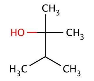 2,3-Dimethyl-2-butanol (CAS 594-60-5) - chemical structure image