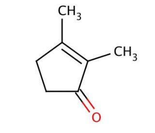 2,3-Dimethyl-2-cyclopenten-1-one (CAS 1121-05-7) - chemical structure image