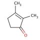 2,3-Dimethyl-2-cyclopenten-1-one 的分子结构, CAS编号: 1121-05-7 2,3-Dimethyl-2-cyclopenten-1-one (CAS 1121-05-7) - chemical structure image