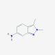 2,3-dimethyl-2H-indazol-6-amine (CAS 444731-72-0) - chemical structure image