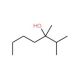2,3-Dimethyl-3-heptanol (CAS 19549-71-4) - chemical structure image