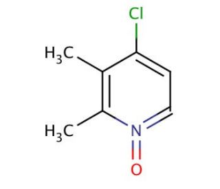 2,3-dimethyl-4-chloropyridine-N-Oxide - chemical structure image