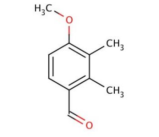 2,3-Dimethyl-4-methoxybenzaldehyde (CAS 38998-17-3) - chemical structure image