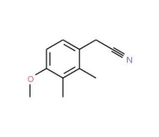 2,3-Dimethyl-4-methoxyphenylacetonitrile (CAS 206559-60-6) - chemical structure image