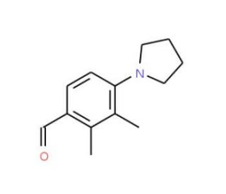 2,3-Dimethyl-4-pyrrolidin-1-yl-benzaldehyde - chemical structure image